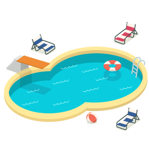 a swimming pool